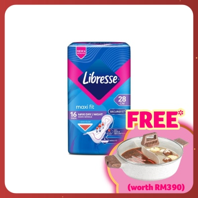 LIBRESSE Libresse Maxi Non Wings 28cm 16s