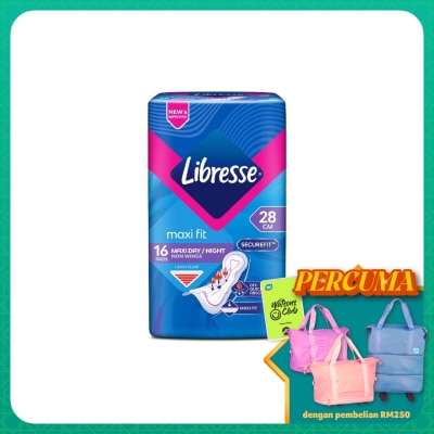 LIBRESSE Libresse Maxi Non Wings 28cm 16s