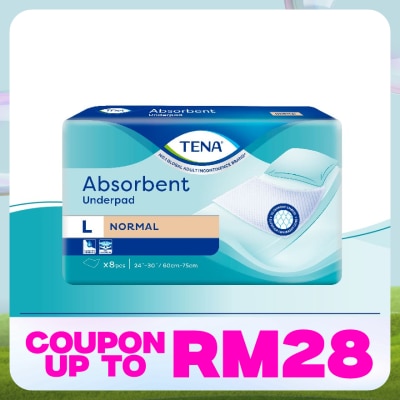 TENA Absorbent Underpad Large 8s