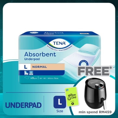 TENA Absorbent Underpad Large 8s