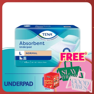 TENA Absorbent Underpad Large 8s