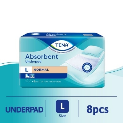 TENA Absorbent Underpad Large 8s