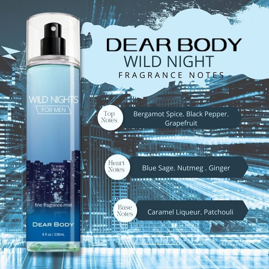 Wild Night Fragrance Mist 250ML