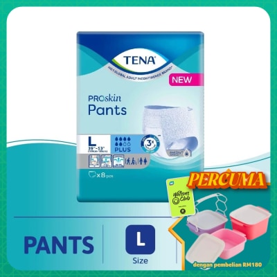 TENA - PROskin Pants Plus Adult Diaper L 8S