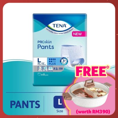 TENA PROskin Pants Plus Adult Diaper L 8S