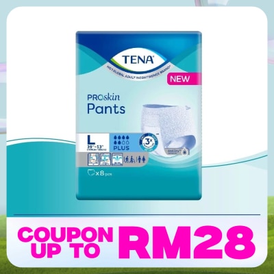 TENA PROskin Pants Plus Adult Diaper L 8S