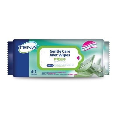 TENA Gentle Clean Adult Wipes 40s