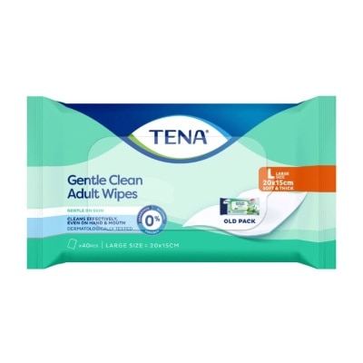 TENA Gentle Clean Adult Wipes 40s