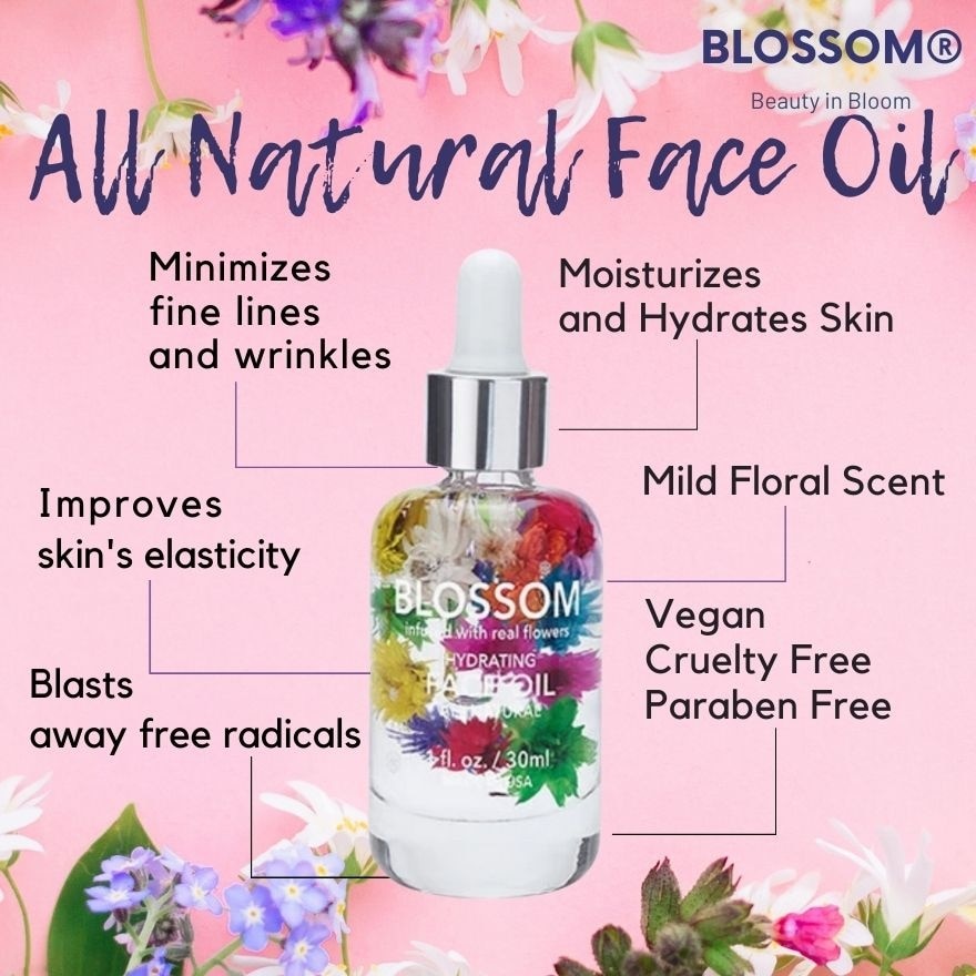 Natural & Hydrating Face Oil - Spring 30ml