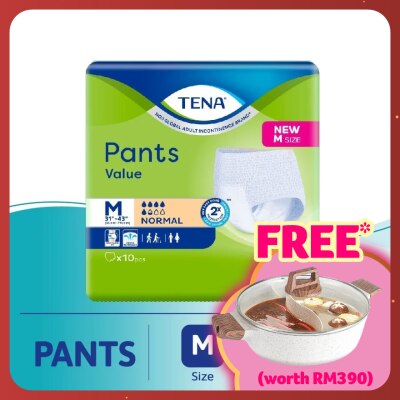 TENA Pants Value Adult Diaper M 10S