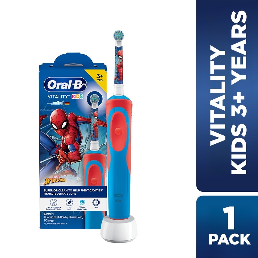 Pro Battery Kids Toothbrush Spiderman 1s
