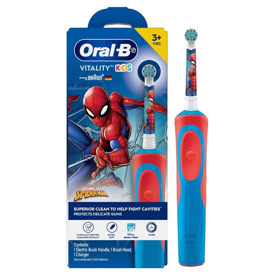 Pro Battery Kids Toothbrush Spiderman 1s