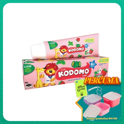 KODOMO - 6+ Strawberry Mint Toothpaste 60g