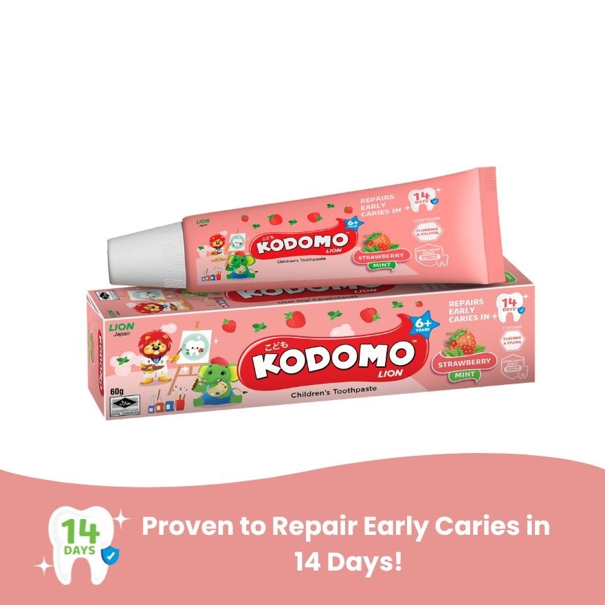 6+ Strawberry Mint Toothpaste 60g