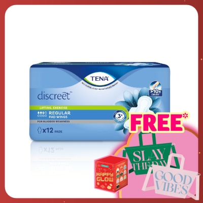 TENA Discreet Regular Pad W 24cm 12s