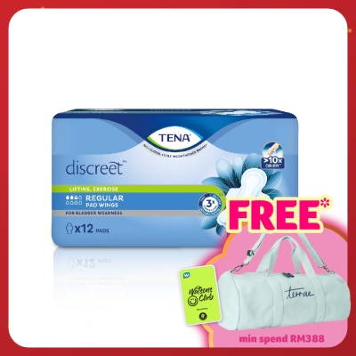 TENA Discreet Regular Pad W 24cm 12s