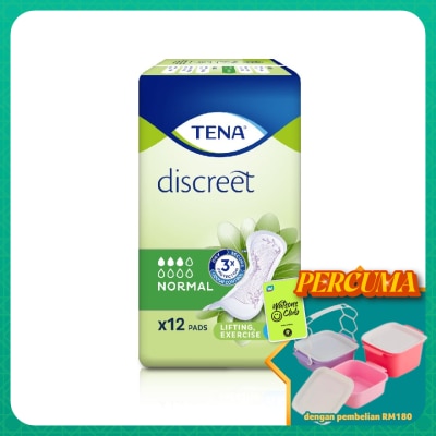 TENA - Discreet Normal Pad NW 27.5cm 12s