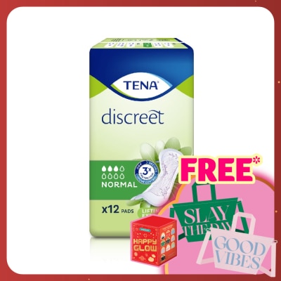 TENA Discreet Normal Pad NW 27.5cm 12s