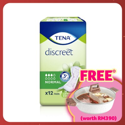 TENA Discreet Normal Pad NW 27.5cm 12s
