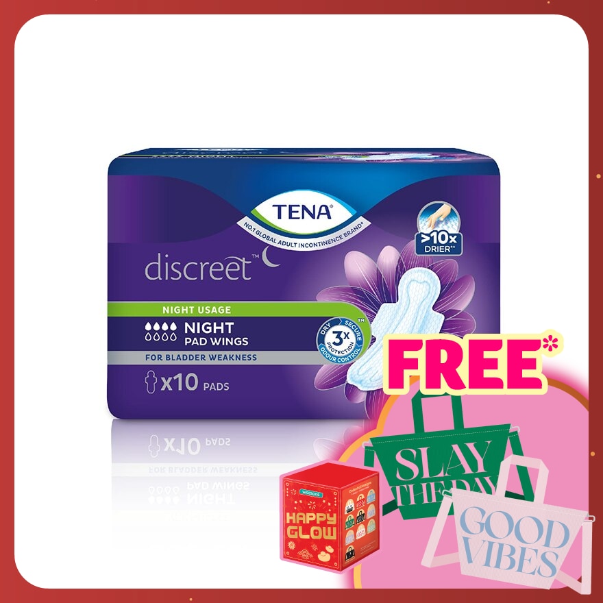 Discreet Night Pad W 32cm 10s