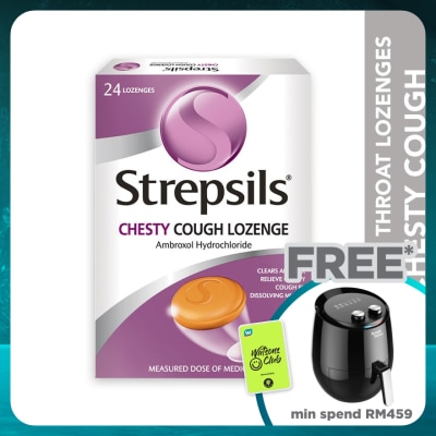 STREPSILS Sore Throat Lozenges Chesty Cough 24s