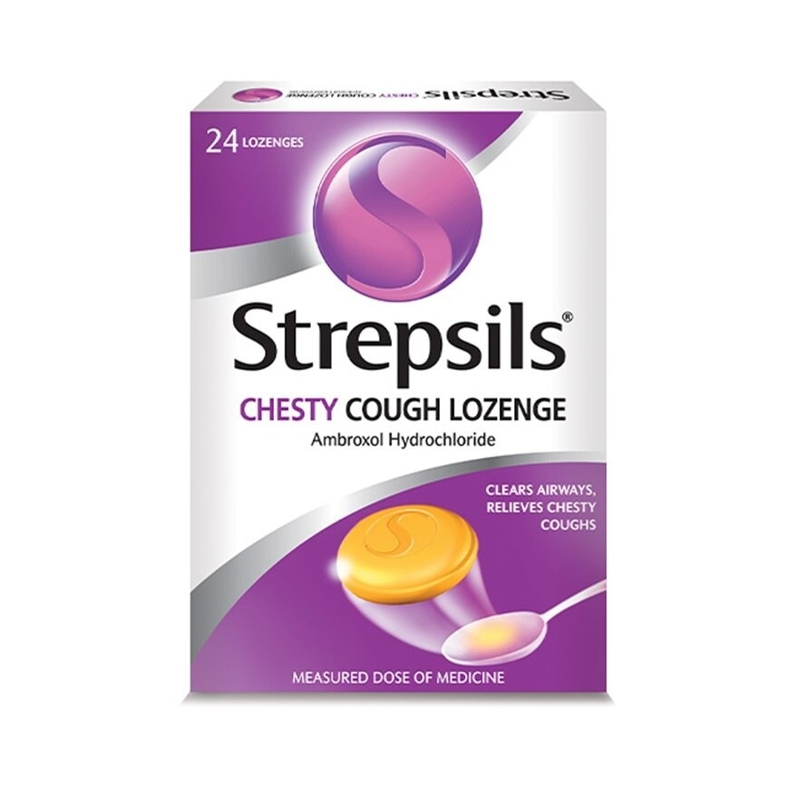 Sore Throat Lozenges Chesty Cough 24s