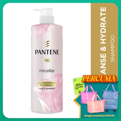 PANTENE - Micellar Shampoo Rose Water Detox & Hydrate 530ml