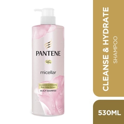 PANTENE Micellar Shampoo Rose Water Detox & Hydrate 530ml