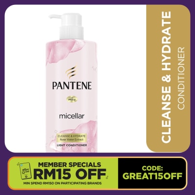 PANTENE Micellar Condi Rose Water Detox & Hydrate 530ml