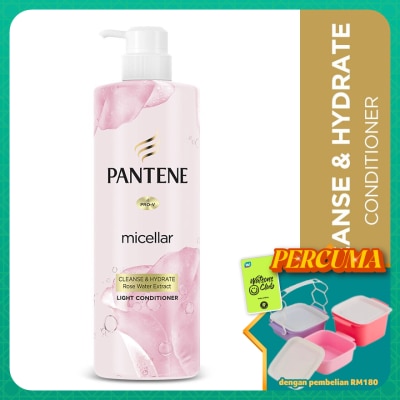 PANTENE - Micellar Condi Rose Water Detox & Hydrate 530ml