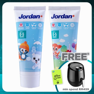 JORDAN Kids Step 1 0-5 Years Toothpaste Strawberry 75g