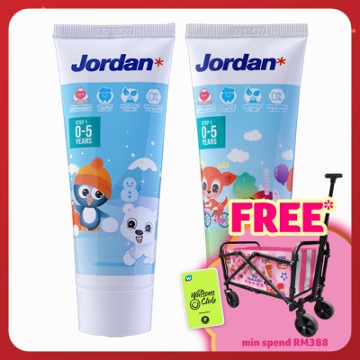 JORDAN Kids Step 1 0-5 Years Toothpaste Strawberry 75g