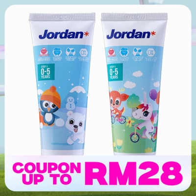 JORDAN Kids Step 1 0-5 Years Toothpaste Strawberry 75g