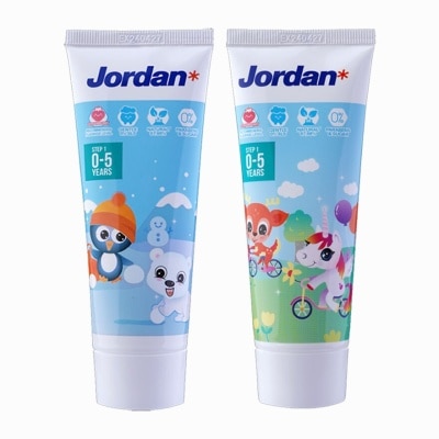 JORDAN Kids Step 1 0-5 Years Toothpaste Strawberry 75g