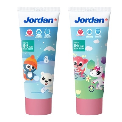 JORDAN - Kids Step 1 0-5 Years Toothpaste Strawberry 75g