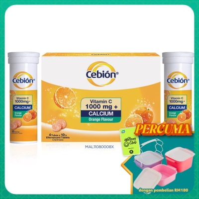 CEBION - Vitamin C 1000mg 40's + 20's