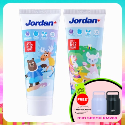 JORDAN - Kids Step 2 6-12 Years Toothpaste Grape 75g