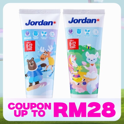 JORDAN Kids Step 2 6-12 Years Toothpaste Grape 75g