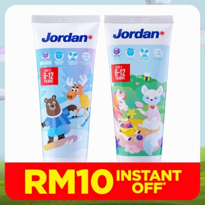 JORDAN Kids Step 2 6-12 Years Toothpaste Grape 75g
