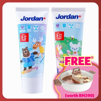 JORDAN Kids Step 2 6-12 Years Toothpaste Grape 75g