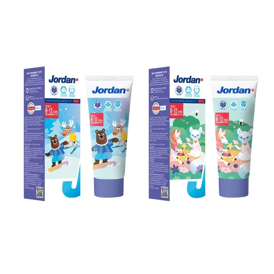 Kids Step 2 6-12 Years Toothpaste Grape 75g