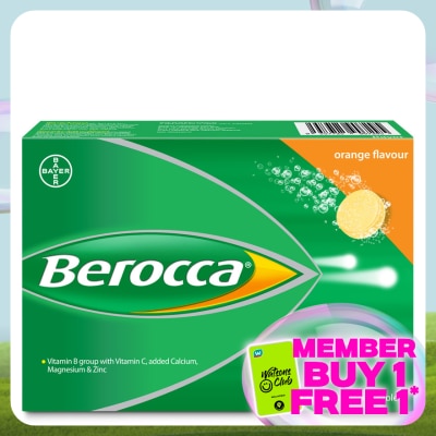 BEROCCA Vitamin B+C Orange 3X15's