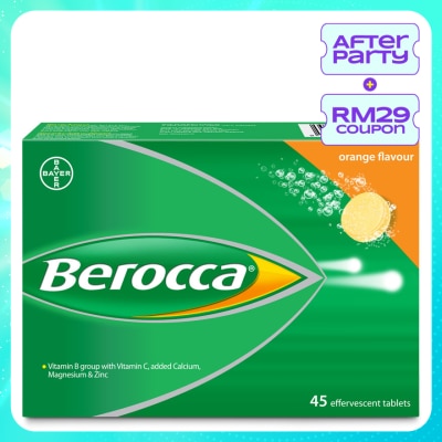 BEROCCA Vitamin B+C Orange 3X15's
