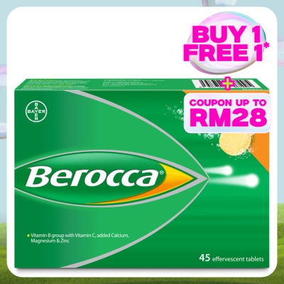 BEROCCA Vitamin B+C Orange 3X15's