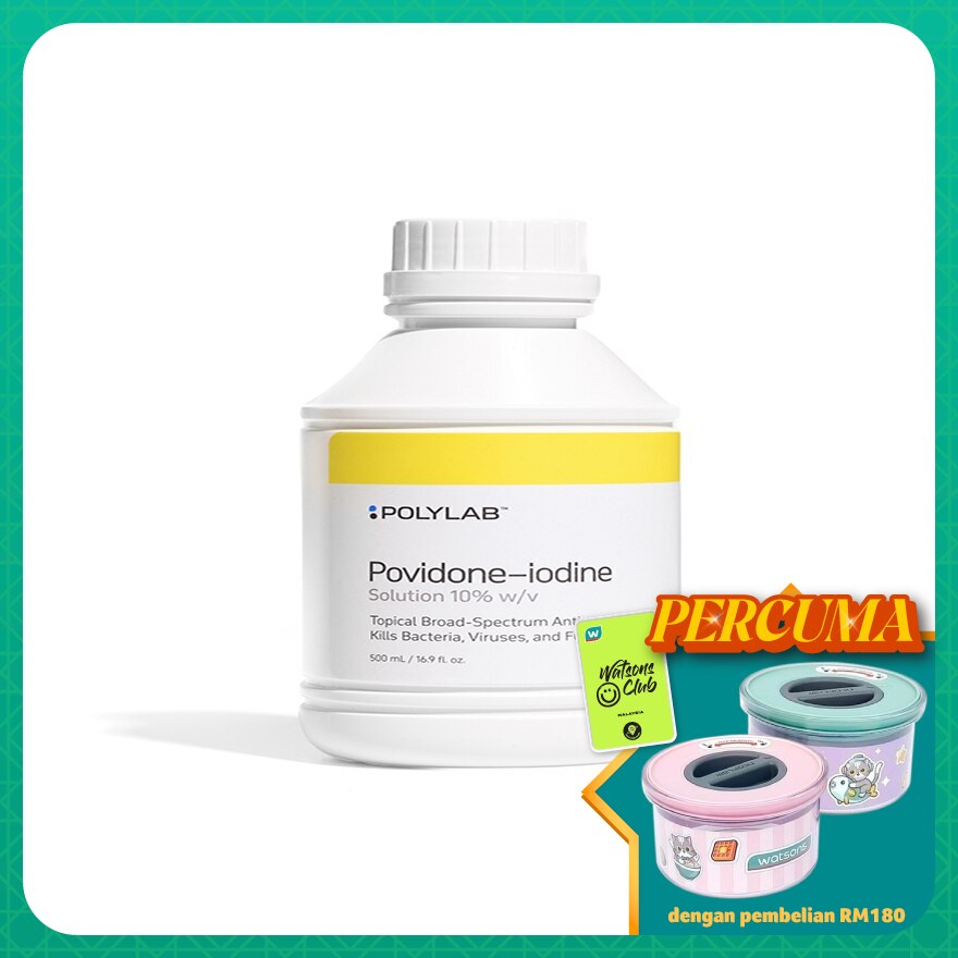 Povidone Iodine Solution 10% 500ml