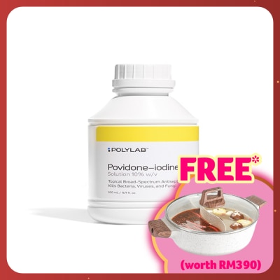 POLYLAB Povidone Iodine Solution 10% 500ml