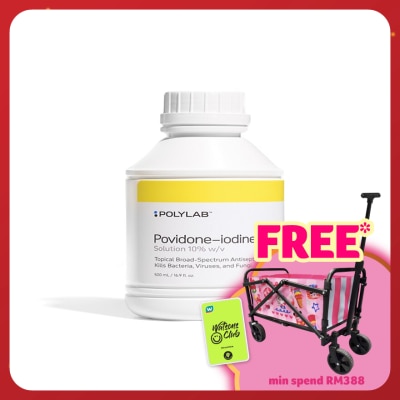 POLYLAB Povidone Iodine Solution 10% 500ml