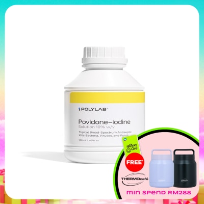 POLYLAB - Povidone Iodine Solution 10% 500ml