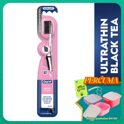 ORAL-B - Ultrathin Toothbrush Black Tea 1s