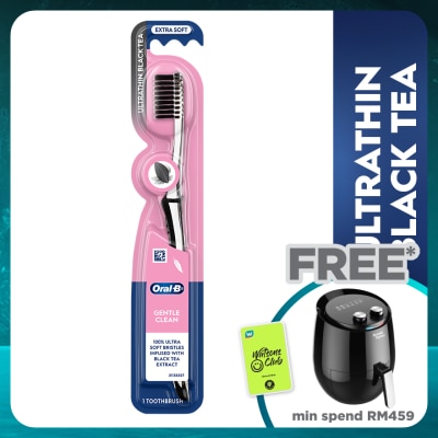 ORAL-B Ultrathin Toothbrush Black Tea 1s